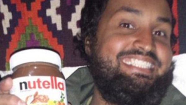 The British man posted a photograph of himself holding a jar of the popular hazel and chocolate spread in a bid to taunt the West about the 'five star' lifestyle of militants in Syria. (Courtesy photo)