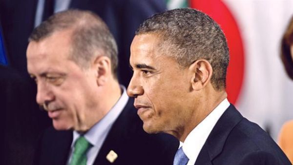 US President Obama and Turkish President Erdogan. (AFP/File)