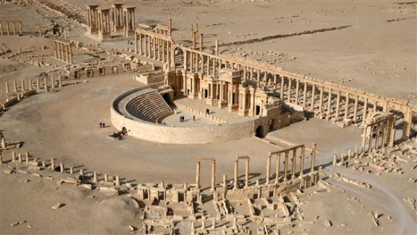 This AFP file picture taken on January 13, 2009 shows a part of the ancient ruins of Palmyra. (AFP/File)