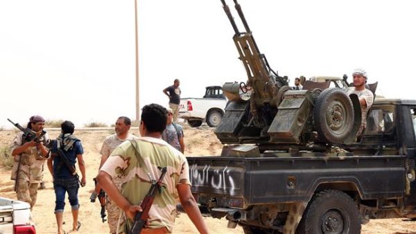 Forces loyal to Libya's UN-backed unity government are seen during clashes with Daesh militants. (AFP/File)