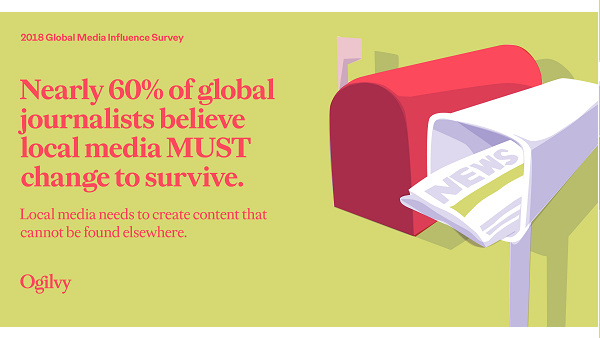 Consumers have more options than ever before, and whether news is happening next door or across the continent, consumers can be informed with the same ease of access. 