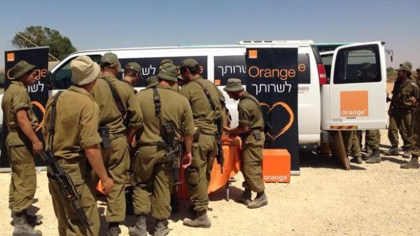 Orange mobile network assisted Israeli soldiers during attacks on Gaza in 2014 (via Frumline)