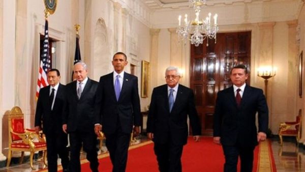 المشاركين في القمة الخماسية التي عقدت في البيت الأبيض