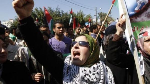 Palestinian rally