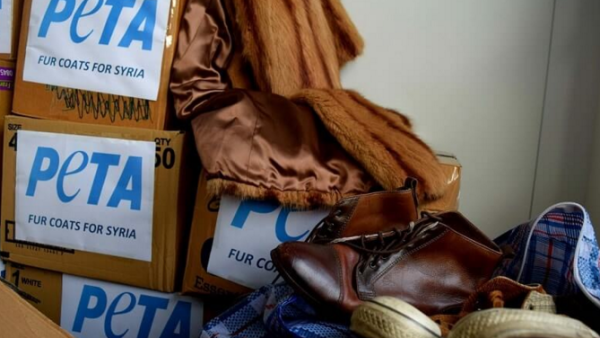 Unwanted fur and leather clothing products are being put to use by the animal rights group, but not everyone is on board with the idea. (Twitter)