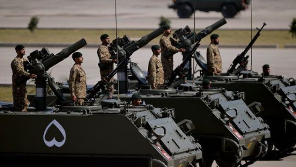 Armed forces personnel take part in the Pakistan Day military parade in Islamabad. (AFP/ File Photo)