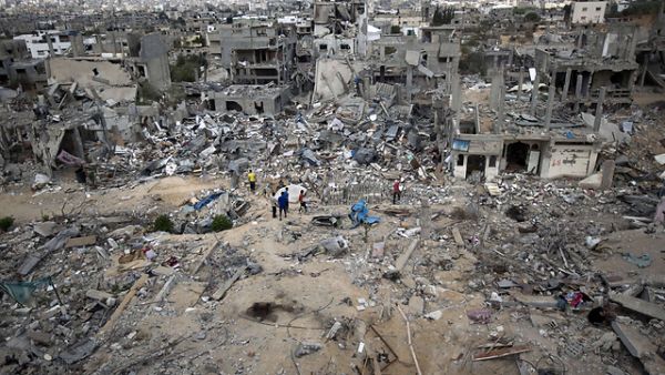 Damage in Gaza, 2014. (AFP/File)
