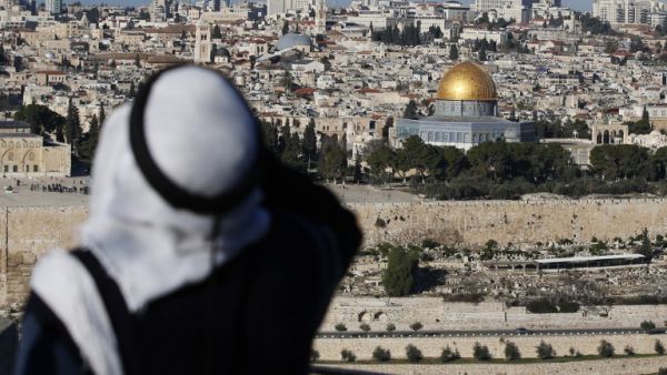 A general view shows the Dome of the Rock at the Al-Aqsa mosque compound in the Old City of Jerusalem on December 29, 2016. (AFP/Ahmad Gharabli)