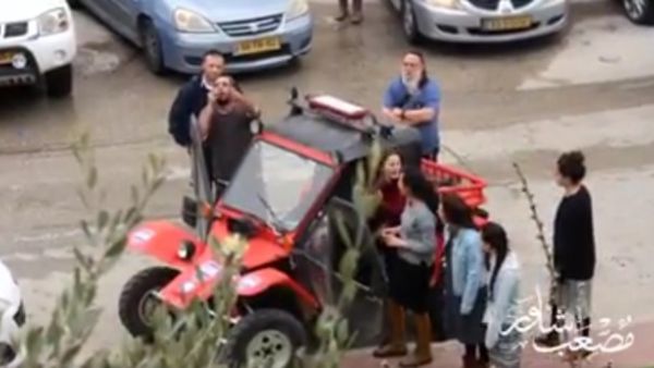 “Where are all the Arabs? They left you and joined us,”  the settlers jeer (screenshot)