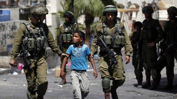 Arrests of Palestinian children have been dramatically increasing each year (AFP)
