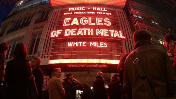 The US rockers defiantly returned to the city after their Bataclan concert was cut short with attackers killing 90 people. (AFP)