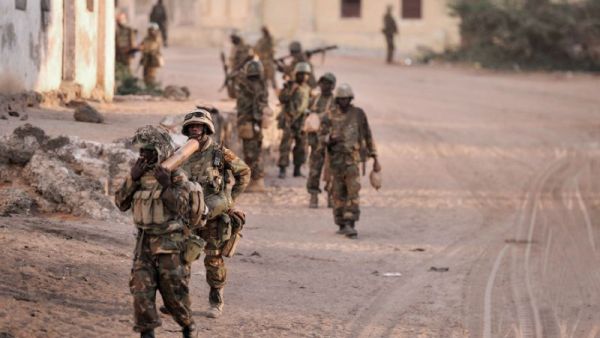 Peacekeepers of the African Union mission in Somalia (AFP/File Photo)	 Peacekeepers of the African Union mission in Somalia (AFP/File Photo)