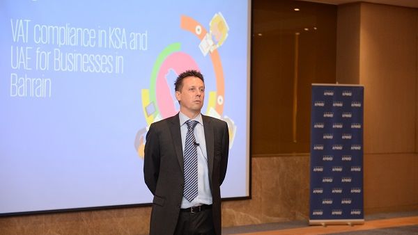 Philippe Norré, Tax Partner and Head of Indirect Taxes at KPMG speaking during the event