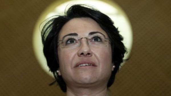 حنين الزعبي خلال مثولها اليوم امام المحكمة/أ.ف.ب