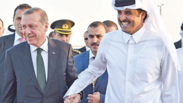 Turkish President Recep Tayyip Erdogan and The Qatari Emir Sheikh Tamim bin Hamad al Thani met this week and signed multiple agreements. (Twitter)