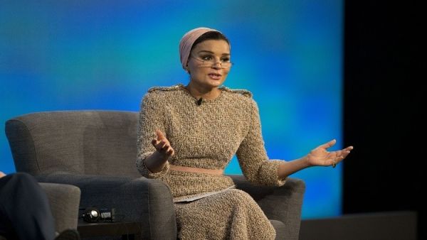 الشيخة موزا بنت ناصر، عضو المجموعة المدافعة عن أهداف التنمية المستدامة التابعة للأمم المتحدة