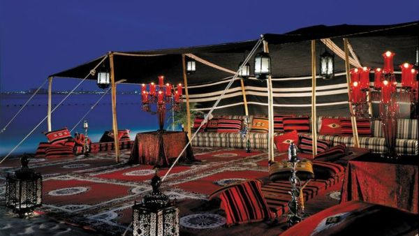 Bedouin-inspired tents are  a feature of luxury desert-safaris.   (Four Seasons/Peter Vitale)