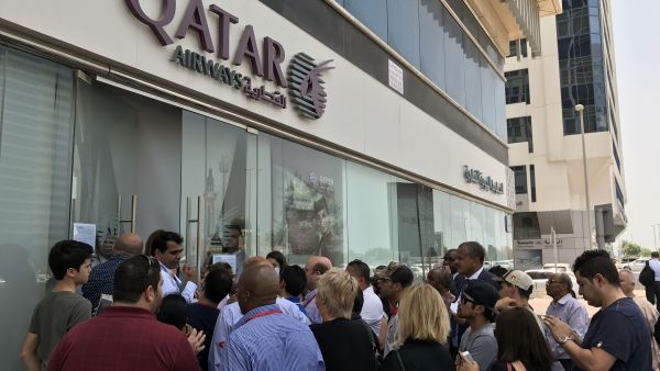 In a statement published by Qatar's foreign ministry, authorities said the decision to cut ties with Doha "is based on baseless fabricated claims". (AFP) 