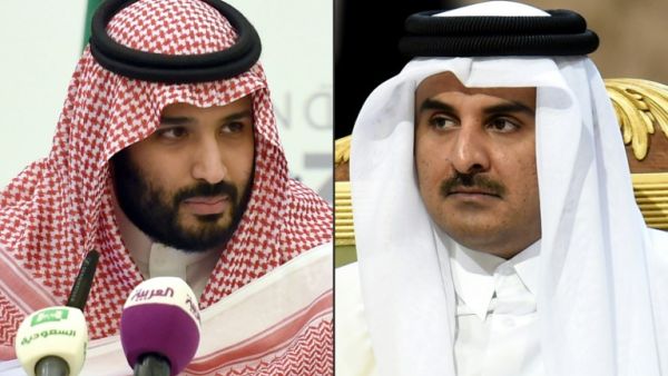The timing of the incident is interesting, coming as it did almost exactly as Saudi Crown Prince Mohammed bin Salman spoke on the phone with the Qatari Emir Sheikh Tamim bin Hamad Al Thani, for the first time since tensions began (AFP)