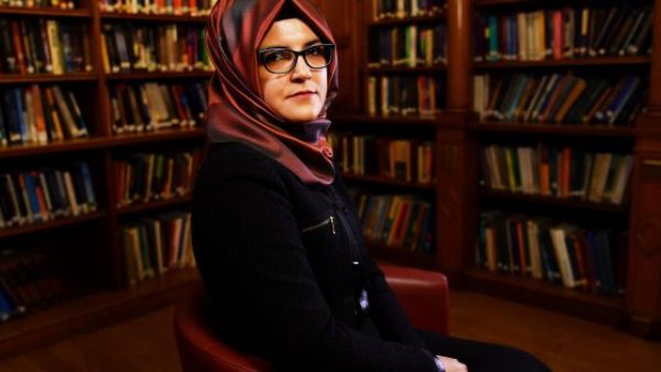 Jamal Khashoggi's fiancé (Twitter)