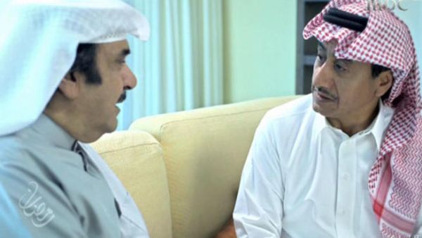 ناصر القصبي وعبدالحسين عبد الرضا في مشهد من ابو الملايين.