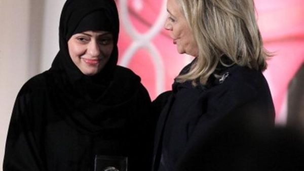 Lock your doors! Lock your windows! THE WOMEN ARE OUT! - Gynophobia is on the rise! Pictured is award-winning activist Samar Badawi who is sparking this debate.