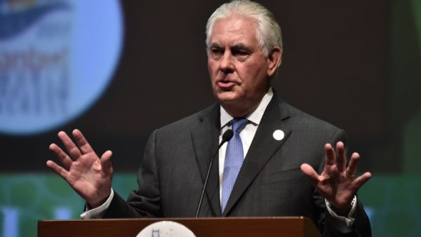 US Secretary of State Rex Tillerson will arrive in Kuwait on Monday for talks on the Qatar crisis (Ozan Kose/AFP)