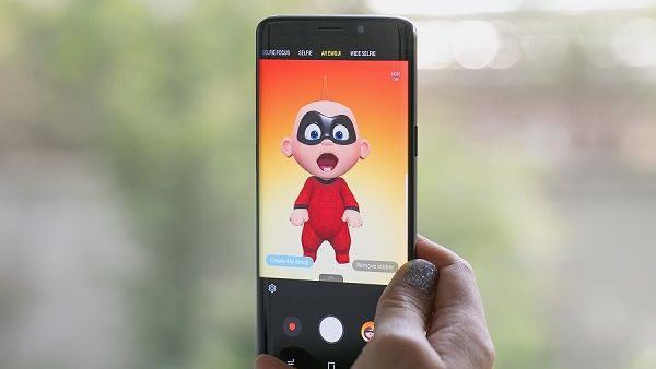 The AR Emojis, first launched on the Galaxy S9 and S9+.