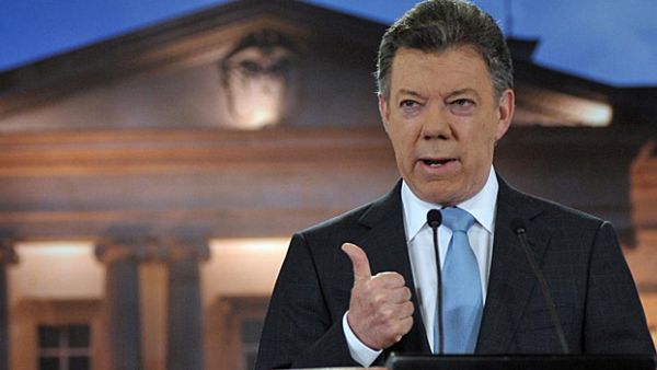 The president of Colombia Juan Manuel Santos (AFP/File)