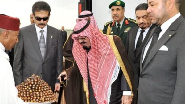 العاهل السعودي لدى وصولة إلى المغرب/ارشيف 