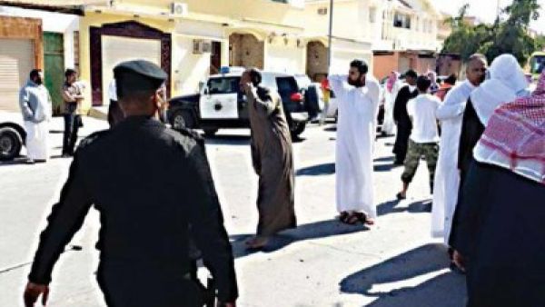 استهداف مسجد الإمام الرضا في حي محاسن في الأحساء 