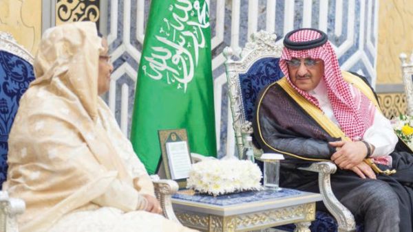 This is Sheikh Hasina’s first visit to Saudi Arabia since King Salman was crowned king and head of government. (SPA)
