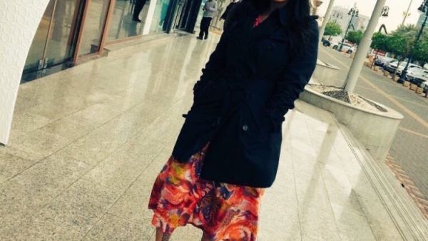 Al Shehri received death threats after she posted this picture on Twitter (Twitter)