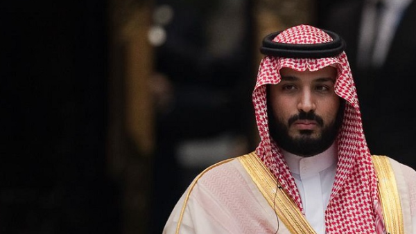 Prince Mohammed bin Salman will hold a first-ever meeting on Monday with Egypt’s Coptic Pope Tawadros II during his visit to Cairo. (AFP/ File Photo)
