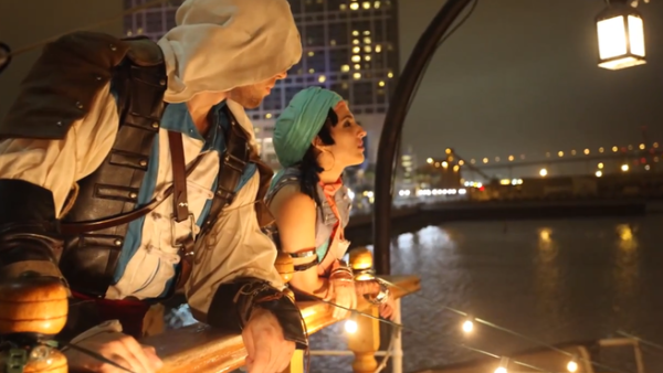 A video game acted out, Assasin's Creed meets Parkour is amazing. (YouTube screengrab)