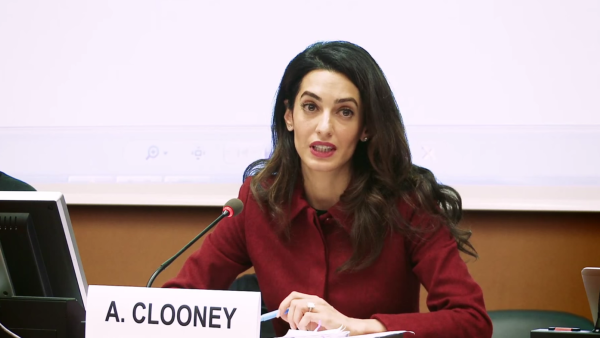 Amal Clooney releases video message in support of jailed former Maldivian President Mohamed Nasheed. (YouTube)