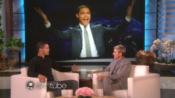 Trevor on the Ellen DeGeneres Show. (YouTube) 