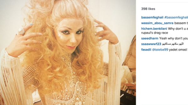 Celebrity impersonator Bassem Feghali didn't remove a post that offended his Muslim followers on Instagram. ()
