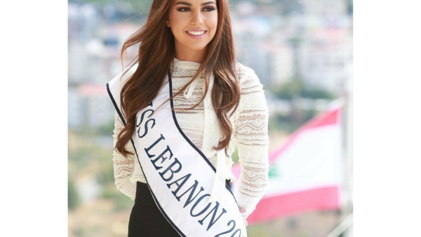 The people want answers: Why did Valerie Abou Chakra wear her Miss Lebanon 2015 sash to church? (Instagram)