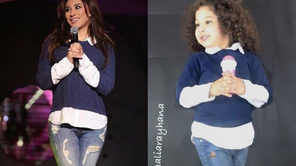 Ghalia Rayhana has made herself a name on Instagram by 'twinning' Arab celebrities. (Instagram)