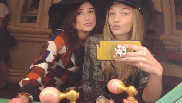 Gigi Hadid enjoys a trip to Disneyland with her future mother-in-law? (Instagram)