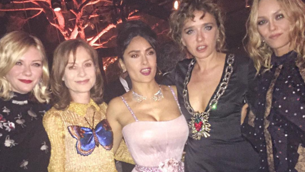 Salma Hayek at “Women in Motion” talk in Cannes 2016. (Instagram)