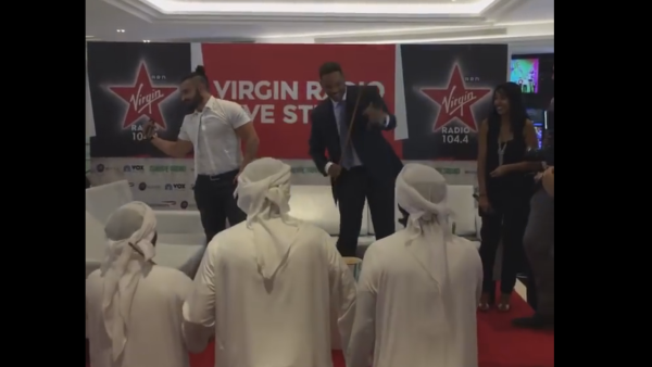 See? He can even pull off dancing like an Emirati. (YouTube)