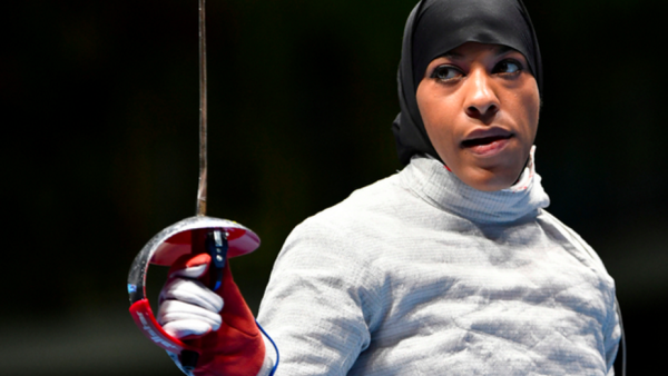 African American fencer Ibtihaj Muhammad. (AFP photo)
