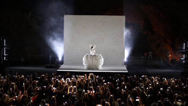 Sia put on a grand show in Byblos. (Instagram)