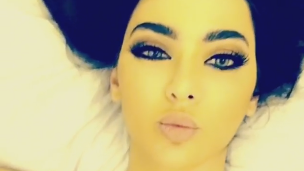 Amar greets her fans from her bed. (Instagram)