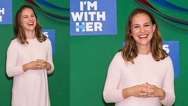 The 35-year-old spent her Columbus Day plugging Democratic presidential nominee Hillary Clinton at voter registration events in Pennsylvania. (Instagram)