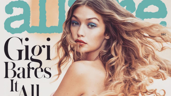Gigi on the cover of Allure magazine. (Instagram)