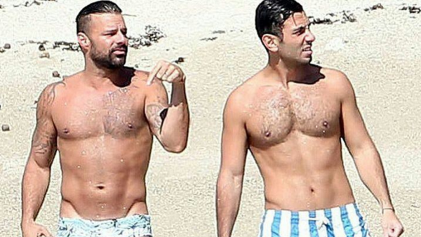 Ricky and Jwan showed off their incredibly toned bodies on romantic Mexican getaway. (Instagram)