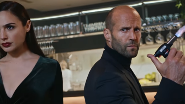 Gadot will be accompanied by British action star Jason Stathum in an advertisement for Wix.com. (YouTube)